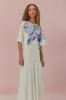 Off-White Flower Maxi Dress sold by FARM Rio