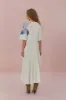 Off-White Flower Maxi Dress sold by FARM Rio