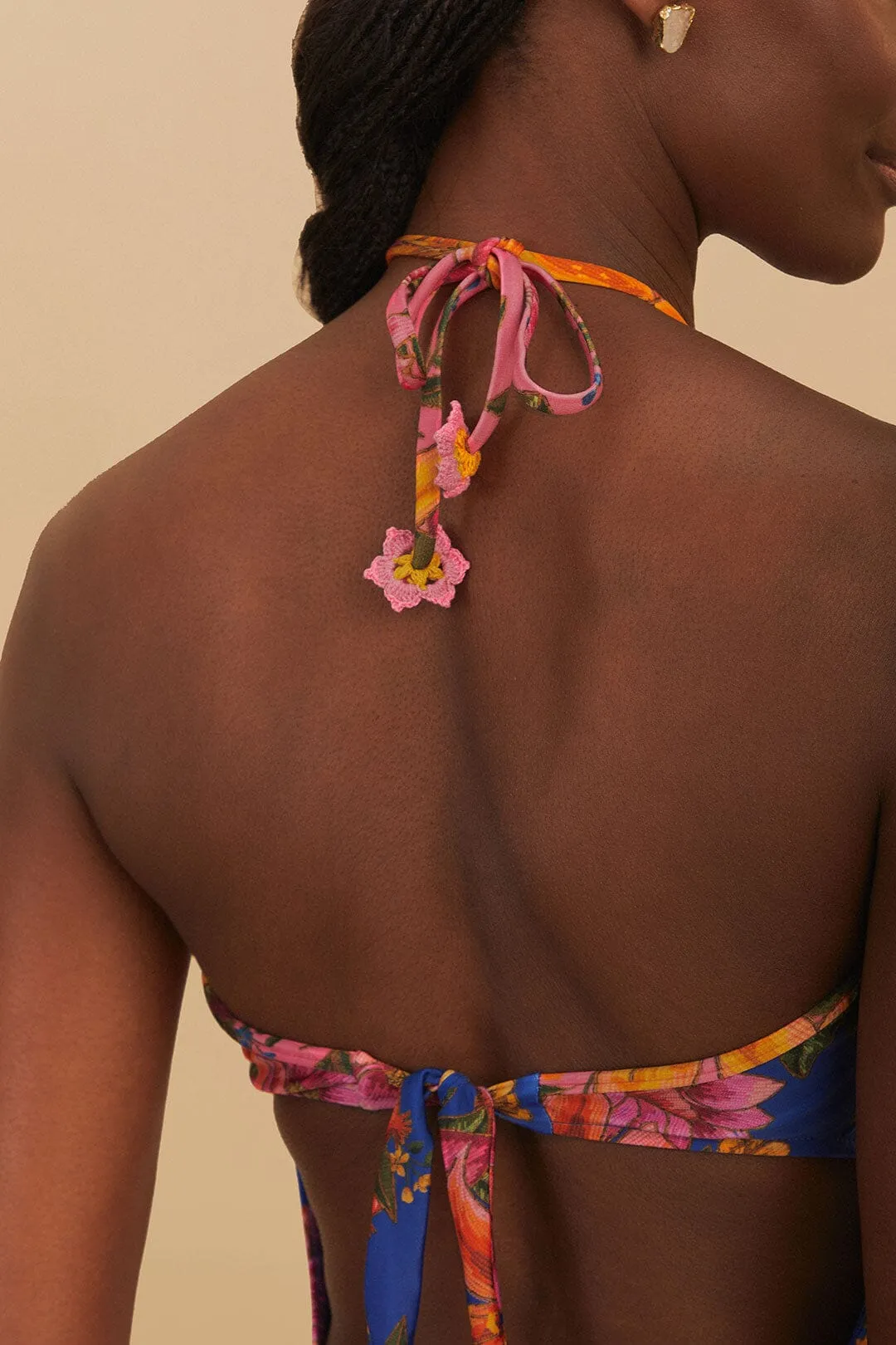 Blue Summer Fruit One-Piece Swimsuit sold by FARM Rio product image thumbnail 4