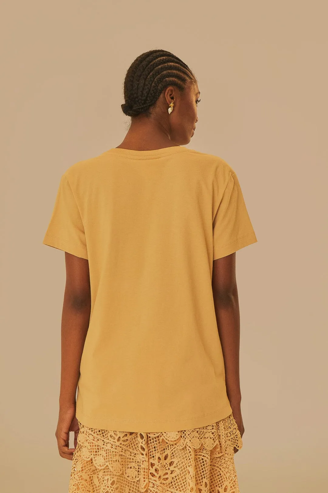 Amazonia Coracao E O Norte Fit T-Shirt sold by FARM Rio product image thumbnail 4