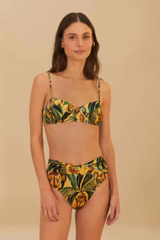 Bananart High Waist Bikini Bottom sold by FARM Rio