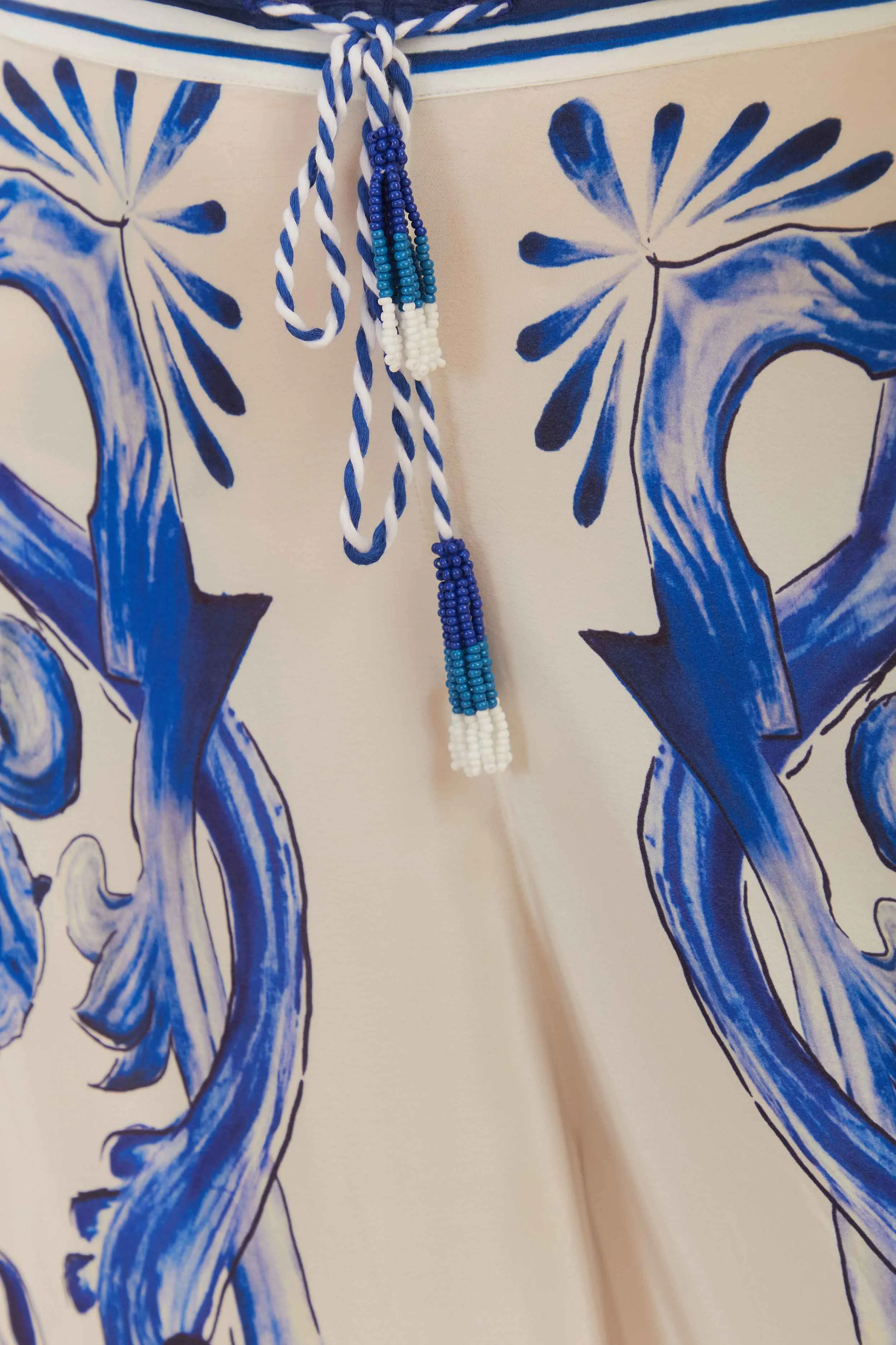 Off-White Garden Tiles Pants sold by FARM Rio product image thumbnail 5