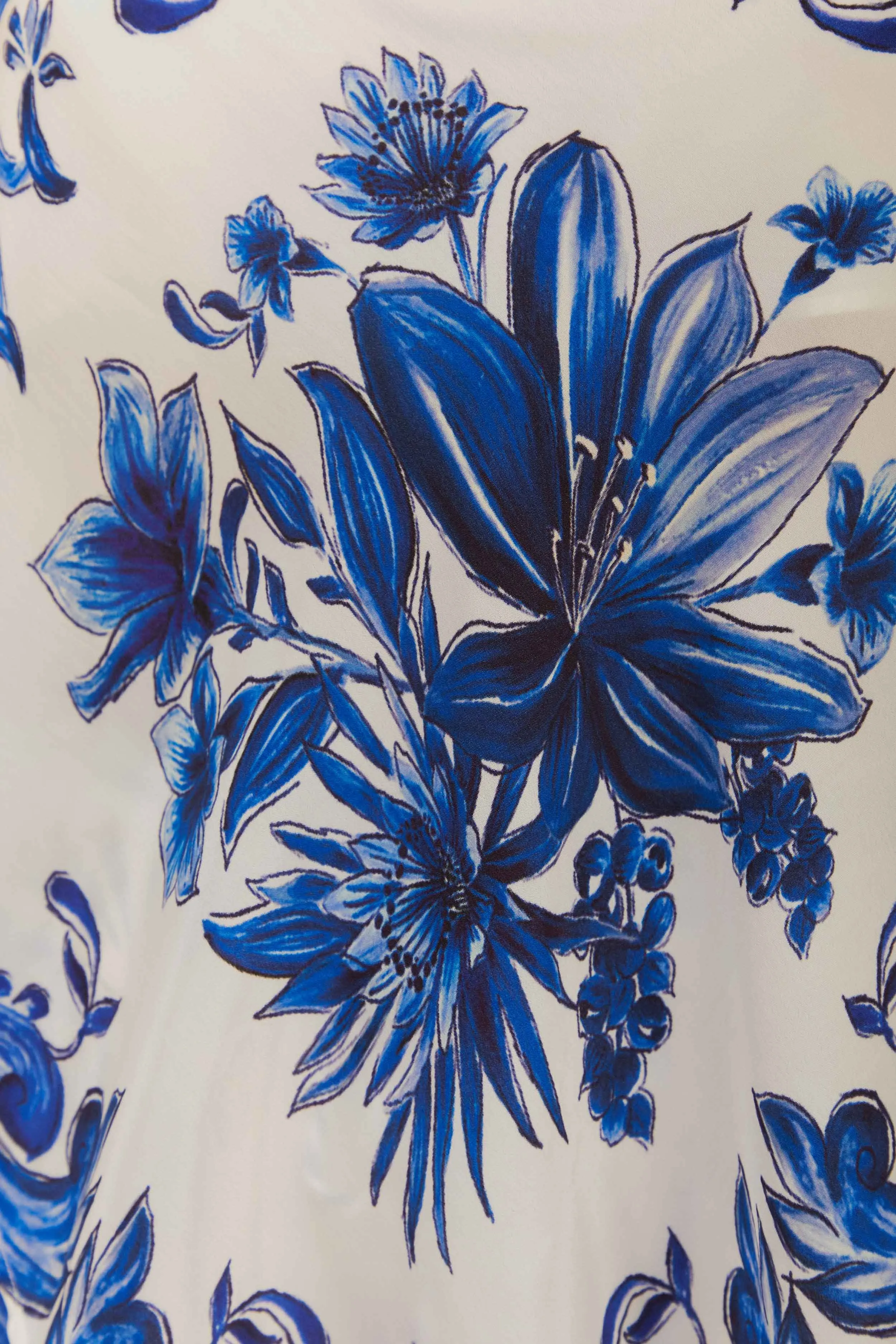 Off-White Garden Tiles Blouse sold by FARM Rio product image thumbnail 5