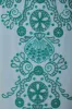 Light Blue And Green Graphic Richelieu Midi Skirt sold by FARM Rio