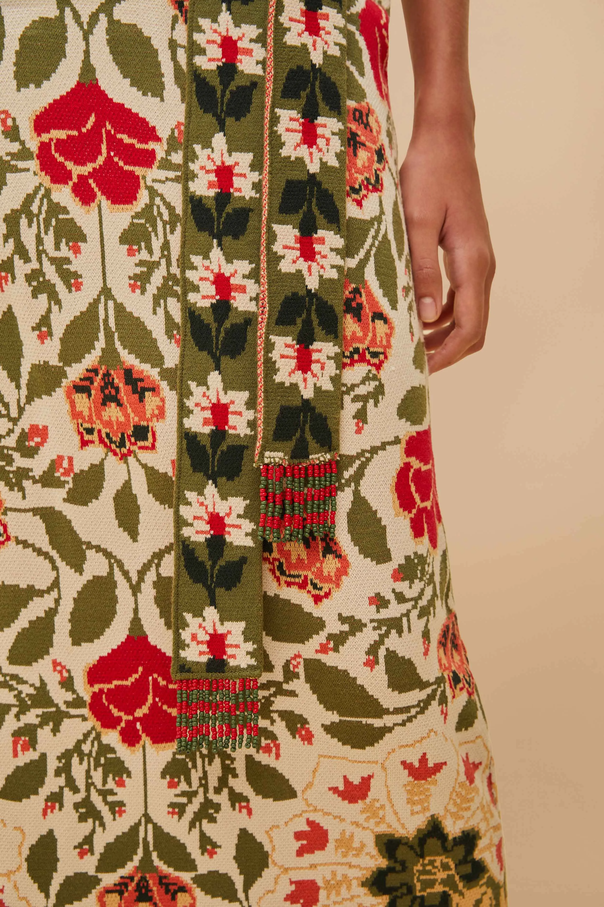 Sand Garden Tapestry Knit Dress sold by FARM Rio product image thumbnail 5