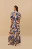Off-White Summer Flowers Beaded Tassels Maxi Dress sold by FARM Rio