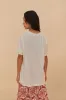 Off-White From Brasil To The World Relaxed T-Shirt sold by FARM Rio