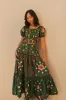 Green Pineapple Garden Organic Cotton Maxi Dress sold by FARM Rio