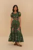 Green Pineapple Garden Organic Cotton Maxi Dress sold by FARM Rio