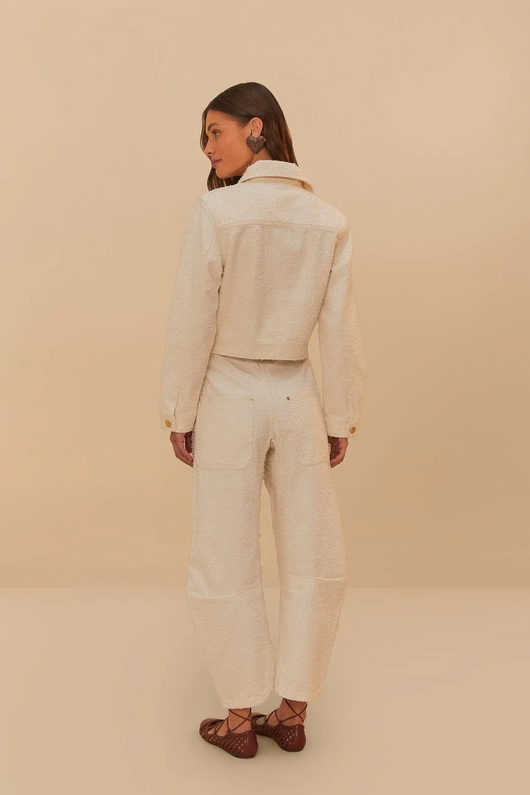 Off-White Twill Laser Carpenter Pants sold by FARM Rio product image thumbnail 4