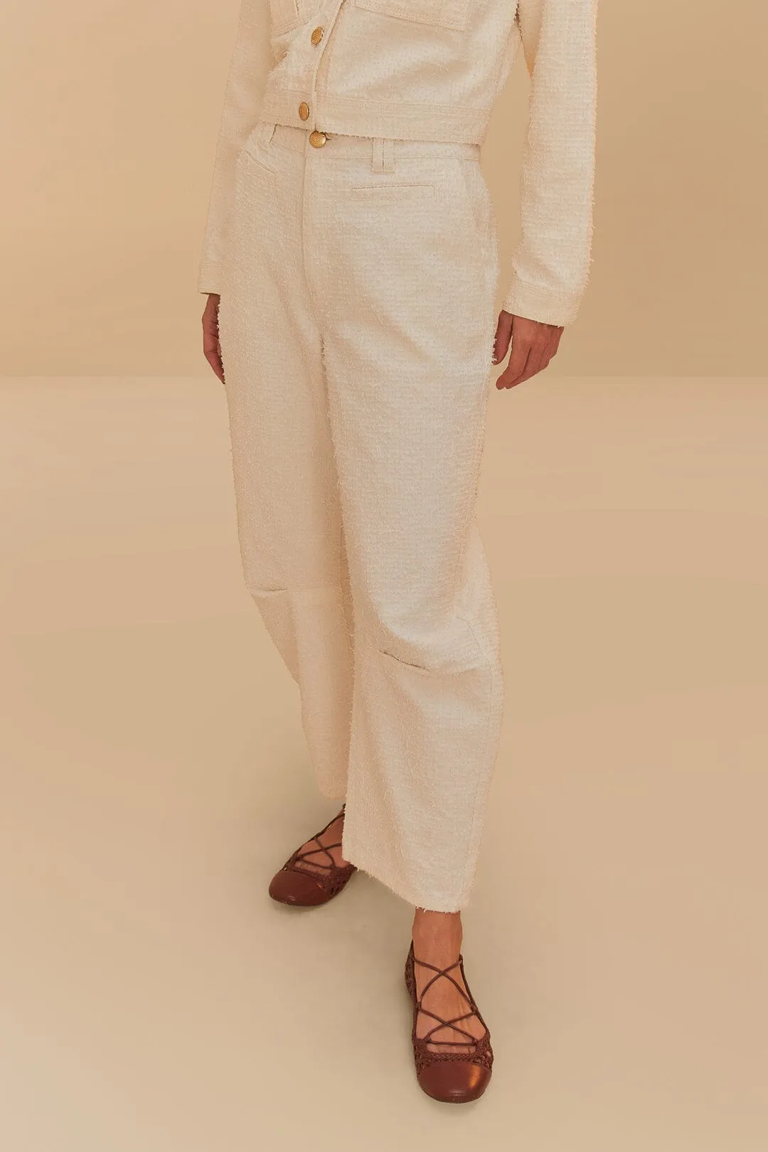 Off-White Twill Laser Carpenter Pants sold by FARM Rio product image thumbnail 2