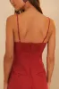 Red Petals Bodice Euroflax™ Premium Linen Jumpsuit sold by FARM Rio