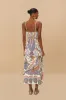 Off-White Boho Glam Loopy Trim Maxi Dress sold by FARM Rio