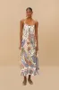 Off-White Boho Glam Loopy Trim Maxi Dress sold by FARM Rio