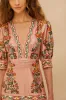 Pink Garden Delight Short Sleeve Maxi Dress sold by FARM Rio