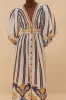 Off-White Pineapple Deco Maxi Dress sold by FARM Rio