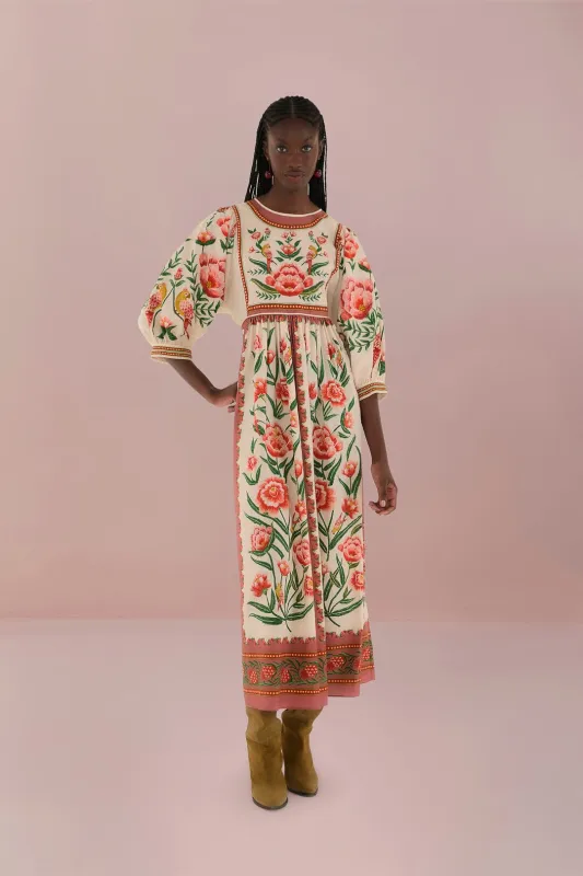 Off-White Ainika Delicate Maxi Dress sold by FARM Rio