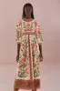 Off-White Ainika Delicate Maxi Dress sold by FARM Rio
