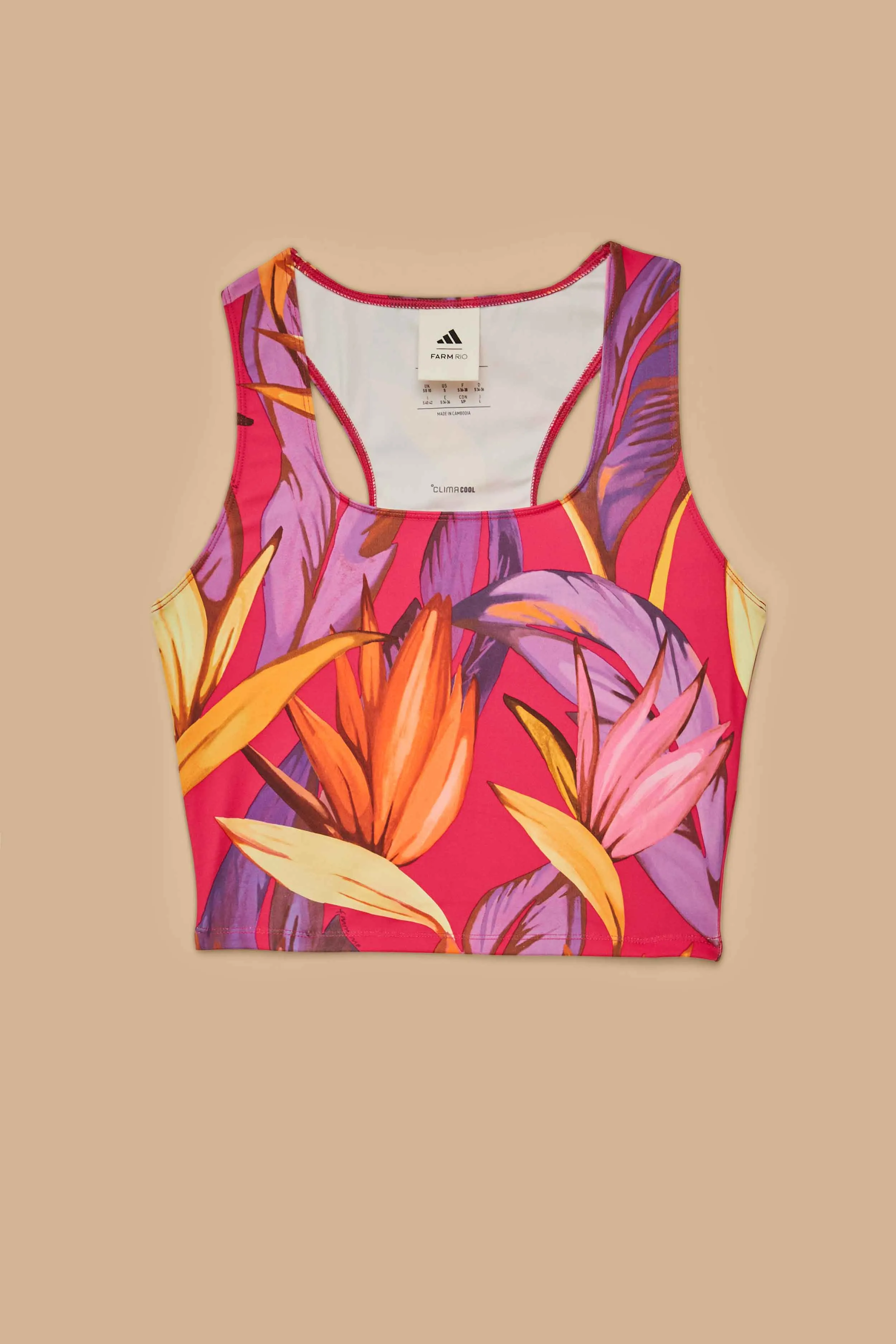 Adidas Birds Of Paradise Bold Pink Tank Top sold by FARM Rio product image thumbnail 5