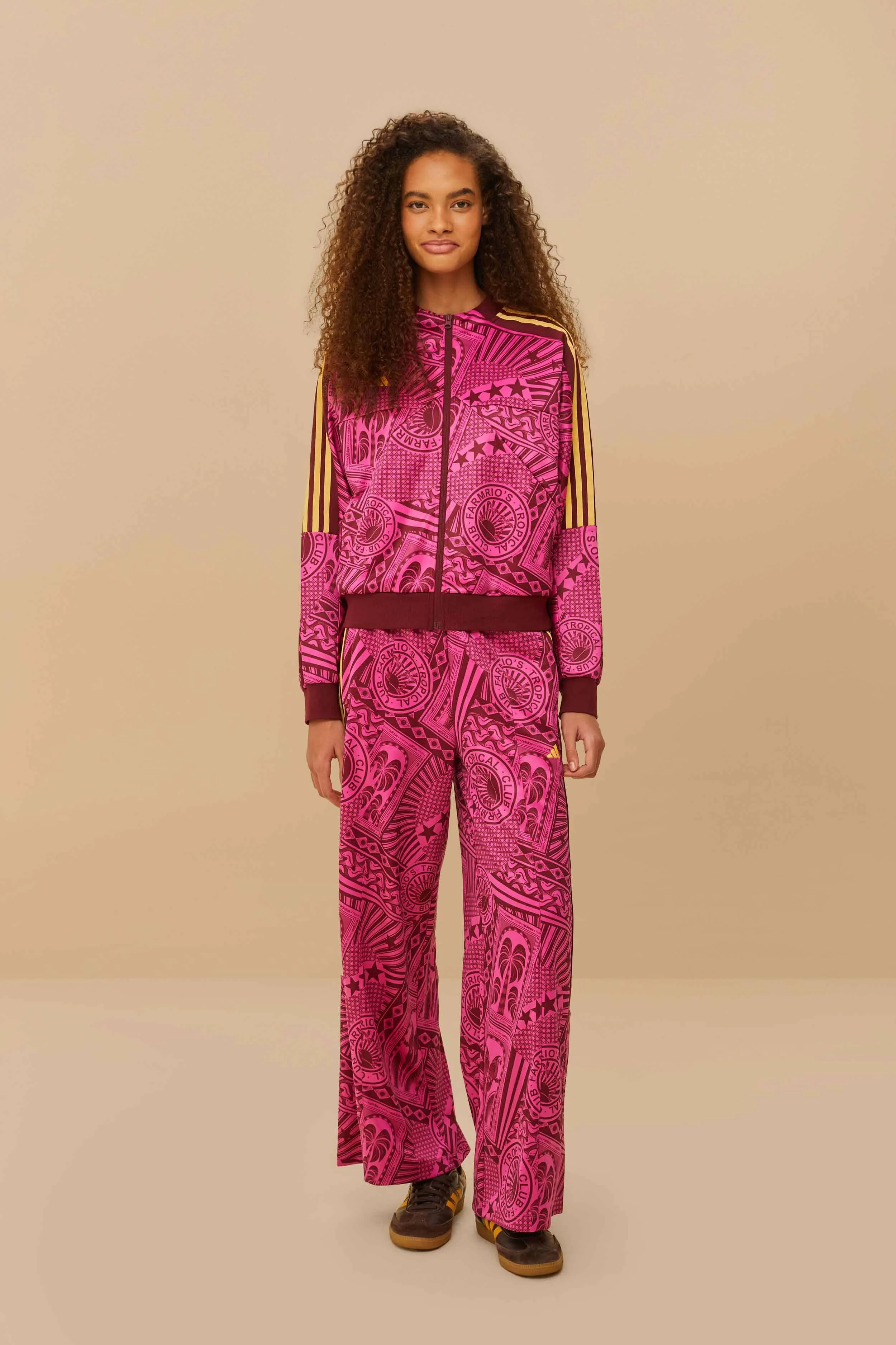 Adidas Tropicla Club Pink Jacket sold by FARM Rio product image thumbnail 2