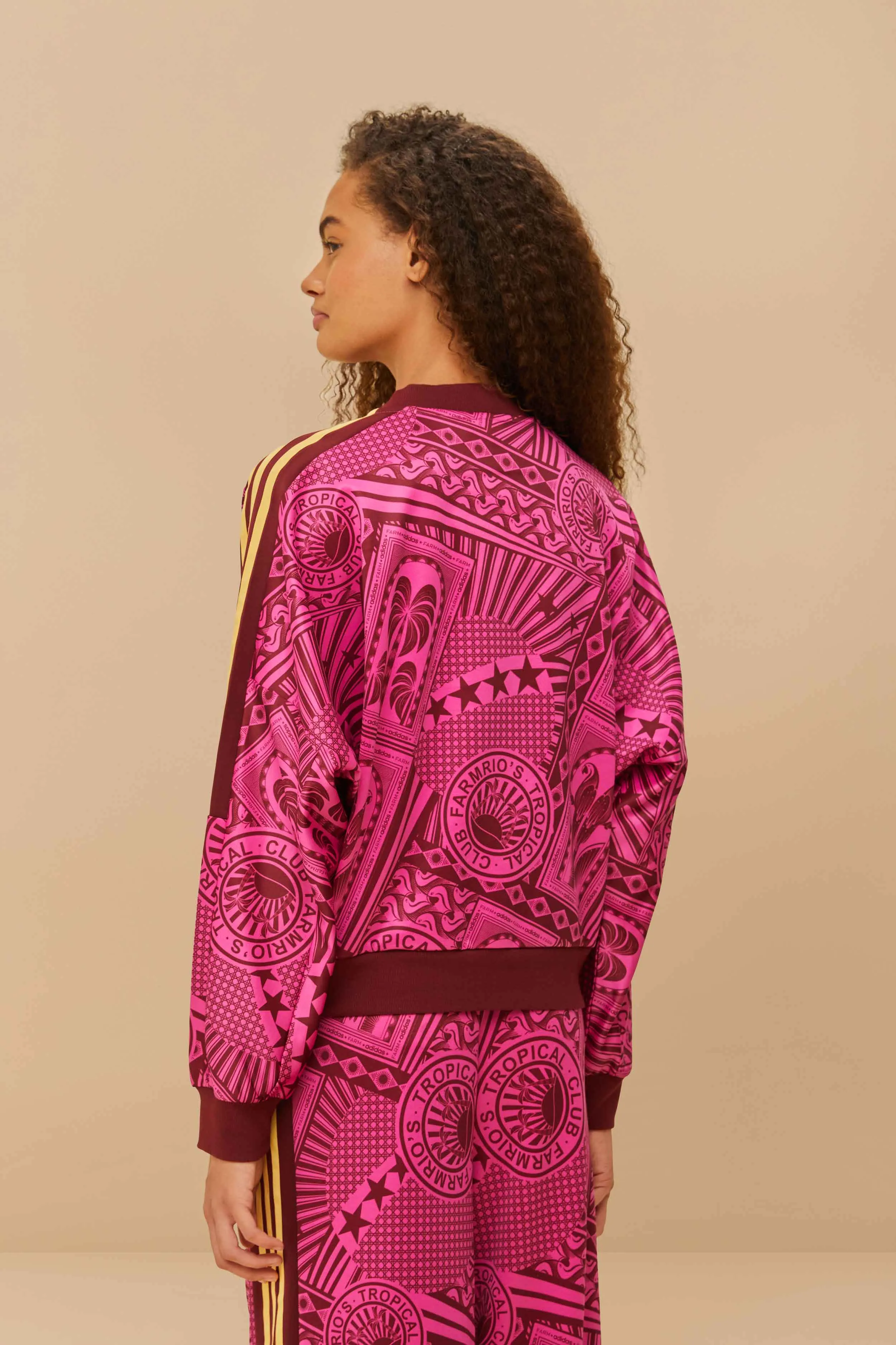 Adidas Tropicla Club Pink Jacket sold by FARM Rio product image thumbnail 4