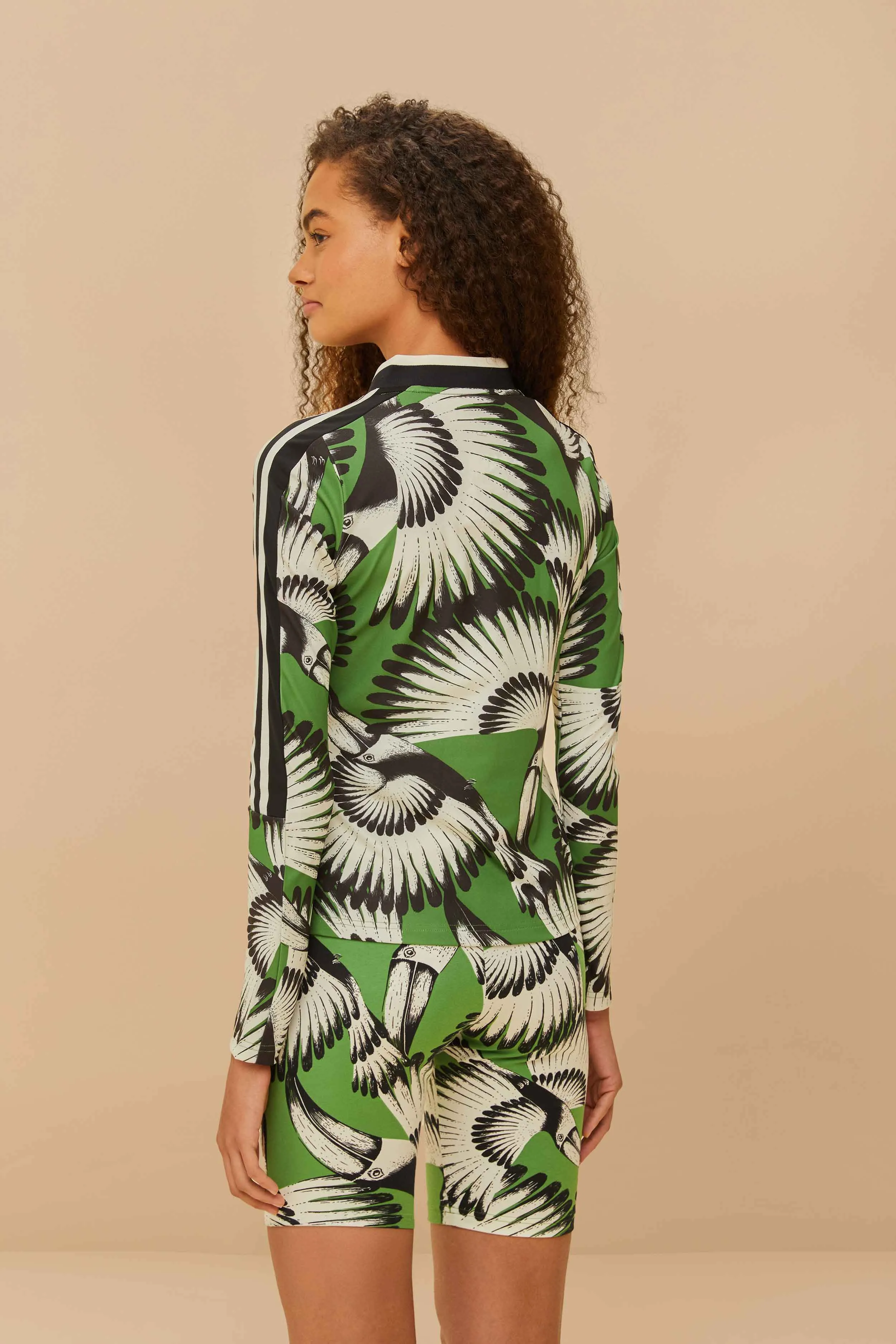 Adidas Toucan Wings Crew Green Long Sleeve sold by FARM Rio product image thumbnail 3