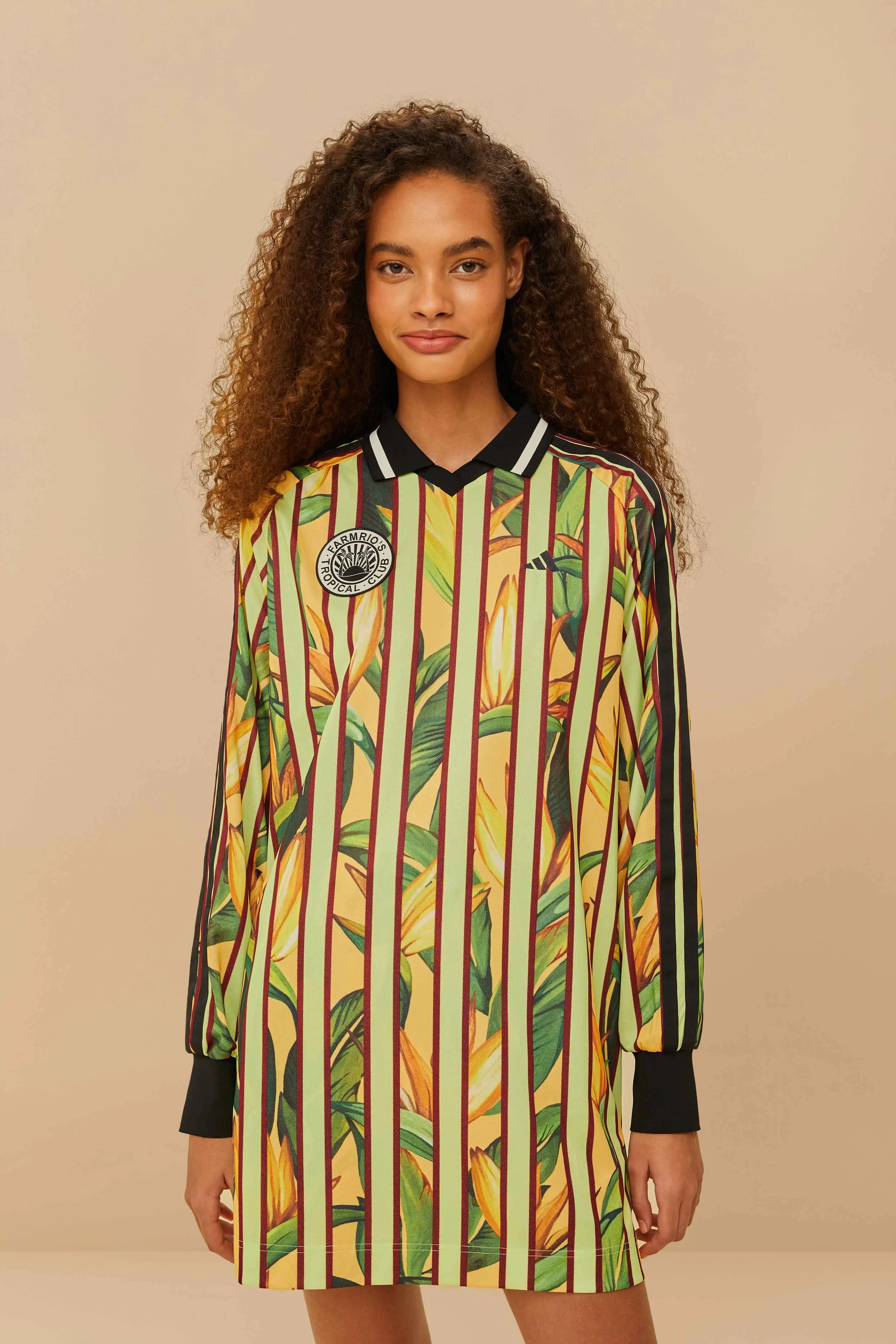 Adidas Stripes Of Paradise Semi Spark Dress sold by FARM Rio