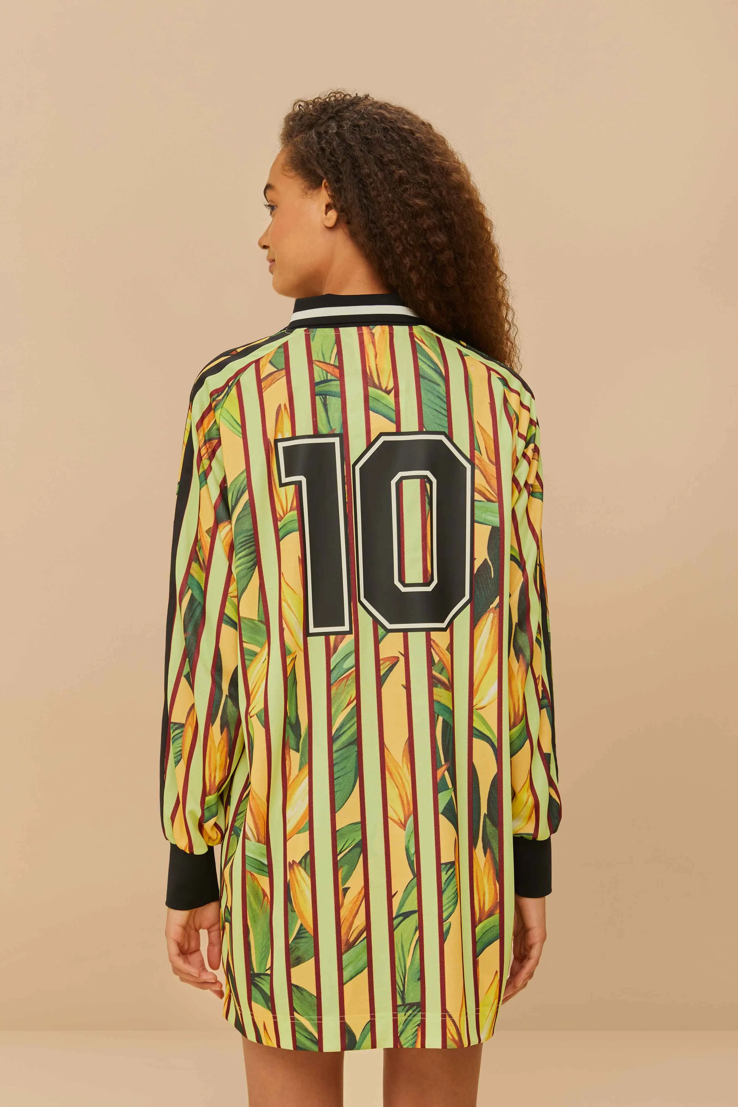 Adidas Stripes Of Paradise Semi Spark Dress sold by FARM Rio product image thumbnail 4