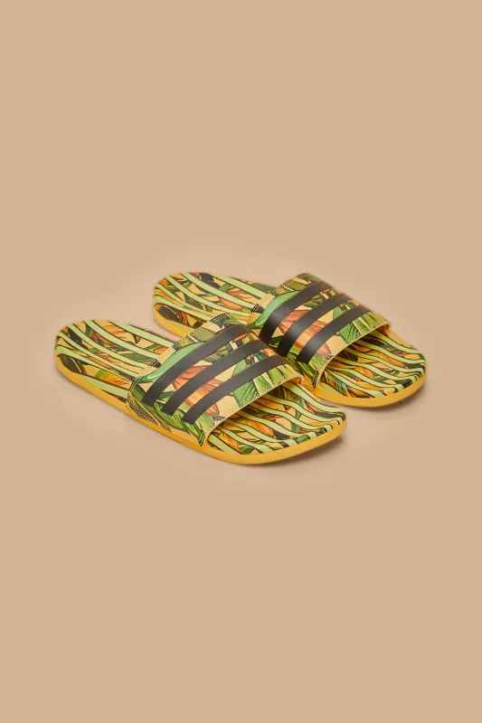 Adidas Adilette Birds Of Paradise Semi Spark sold by FARM Rio