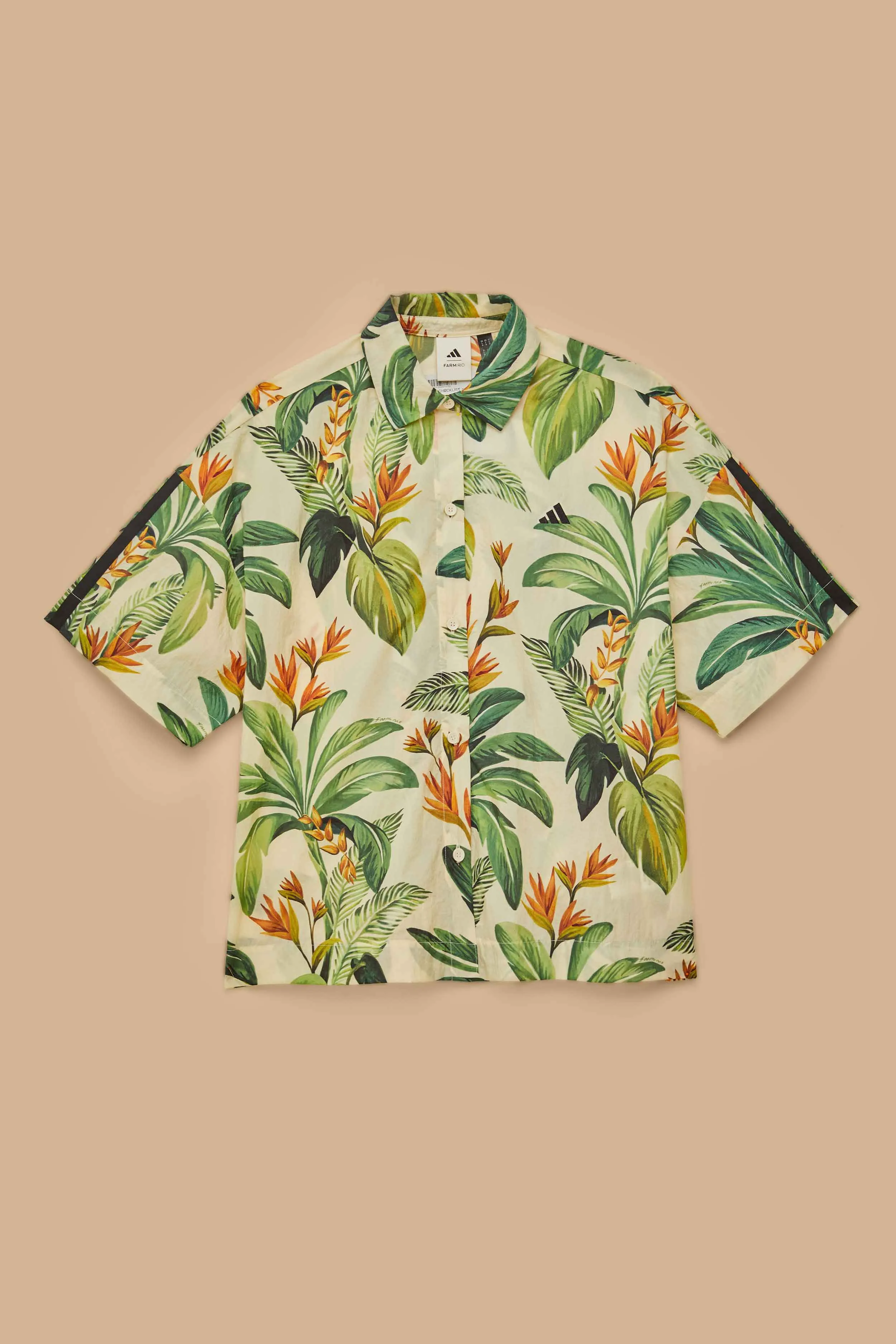 Adidas Tropical Breeze Cream White Shirt sold by FARM Rio product image thumbnail 4