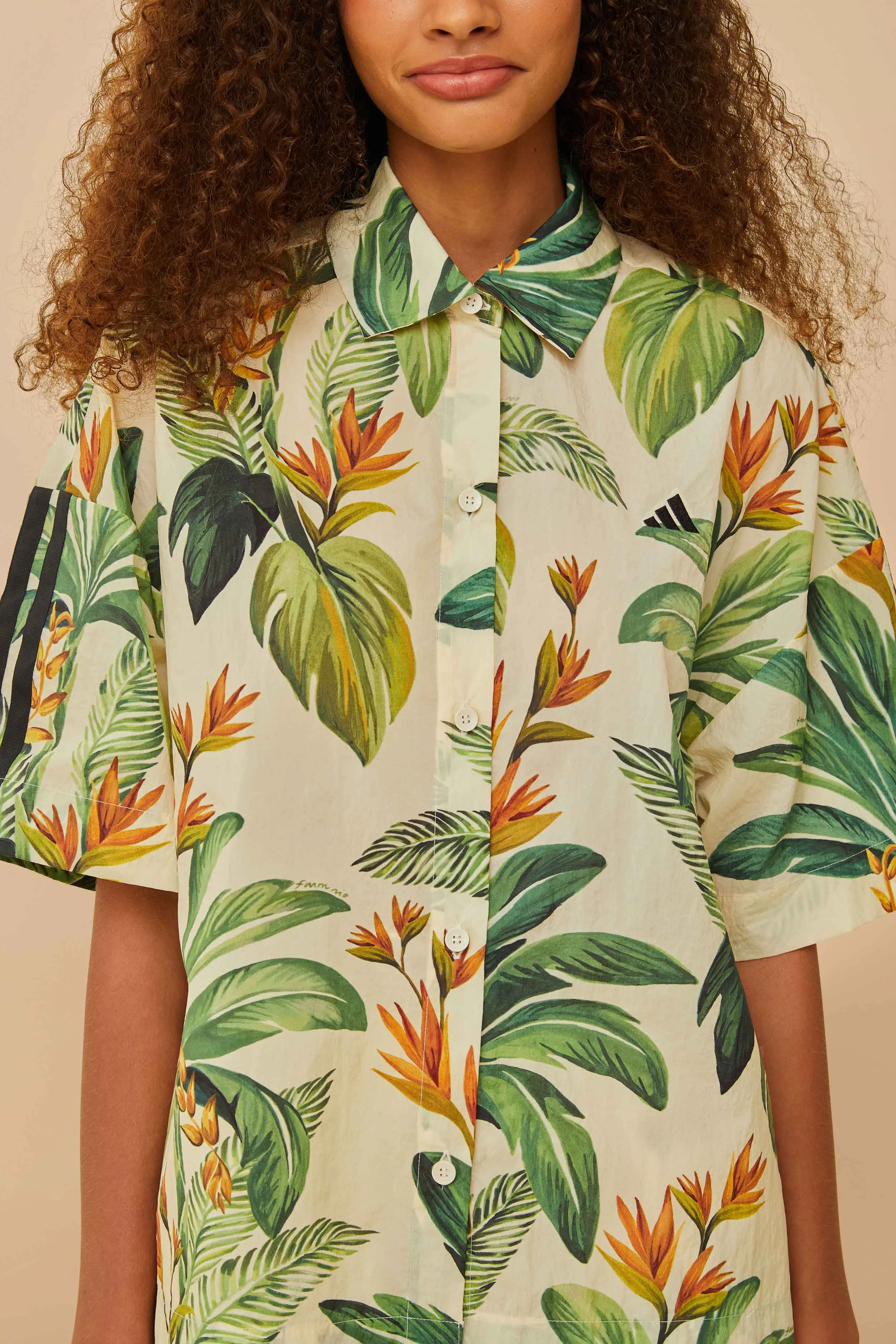 Adidas Tropical Breeze Cream White Shirt sold by FARM Rio product image thumbnail 2