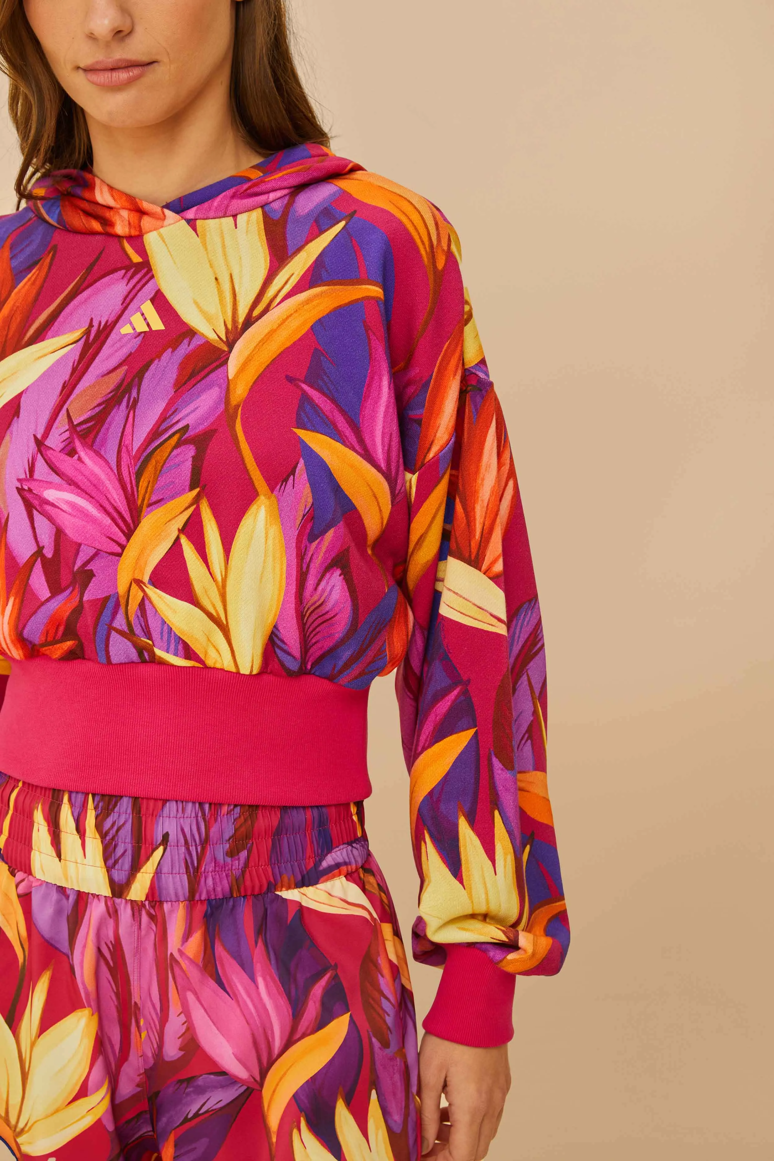 Adidas Birds Of Paradise Bold Pink Jacket sold by FARM Rio product image thumbnail 2