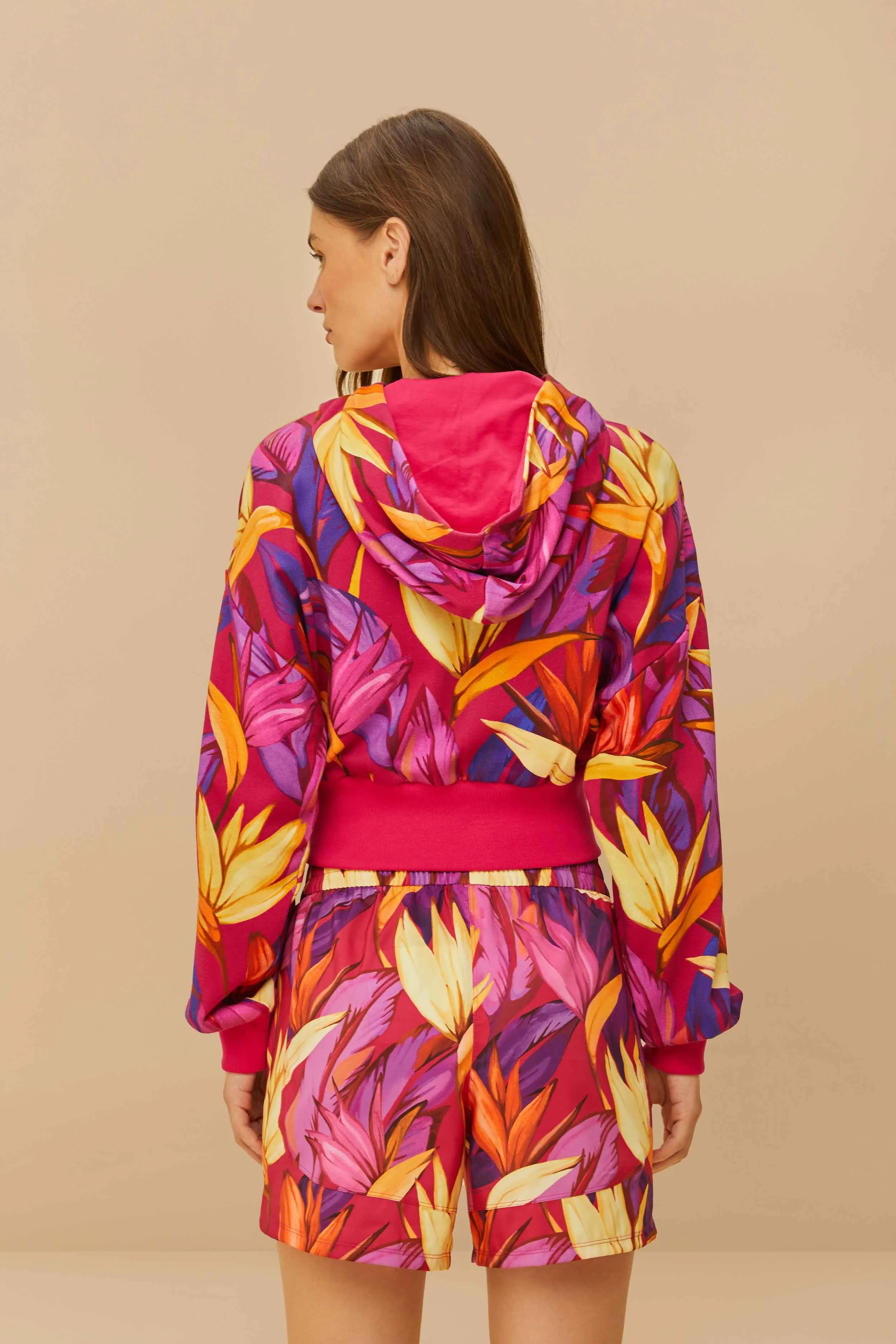 Adidas Birds Of Paradise Bold Pink Jacket sold by FARM Rio product image thumbnail 3