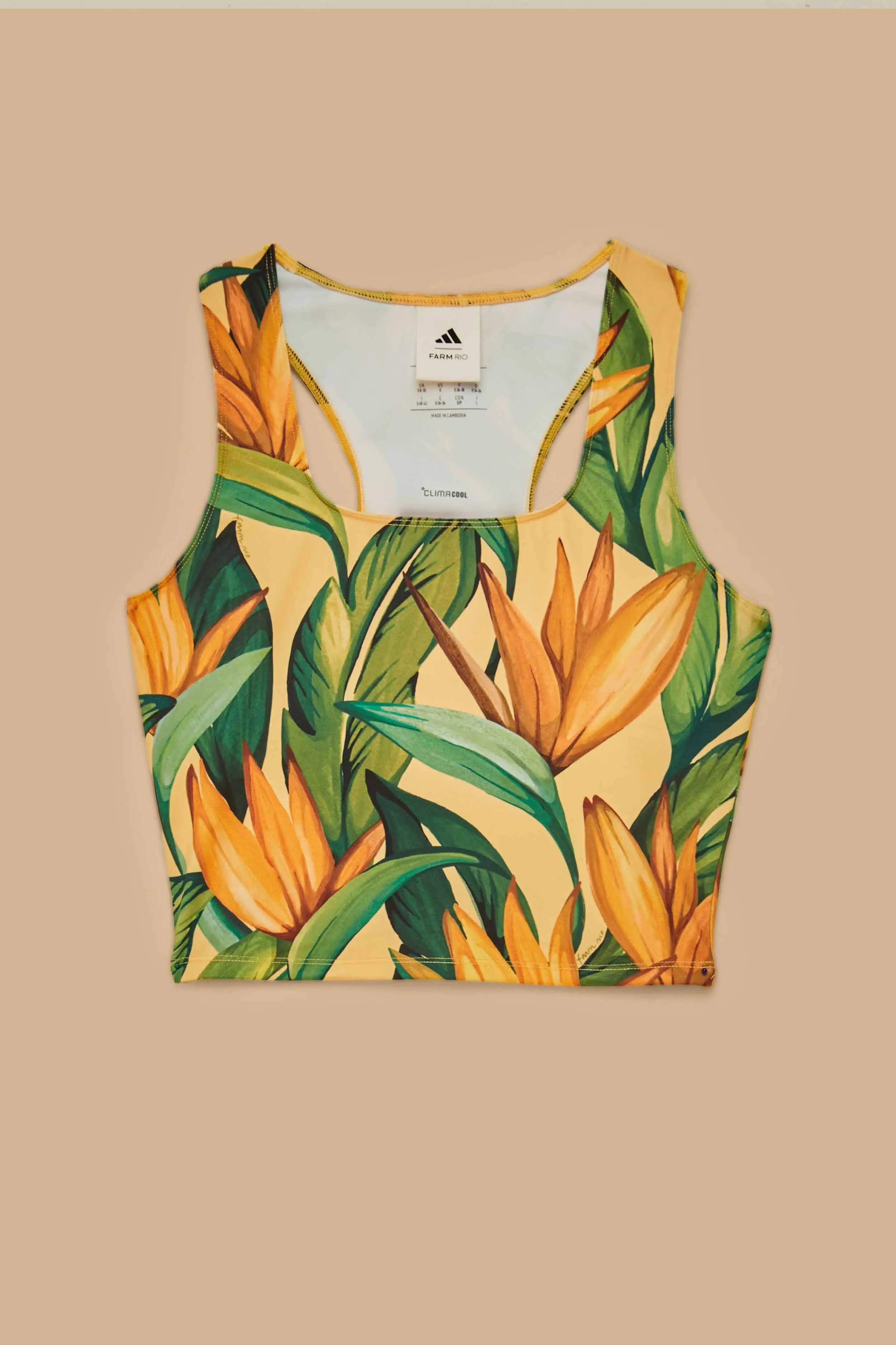 Adidas Birds Of Paradise Semi Spark Tank Top sold by FARM Rio product image thumbnail 4