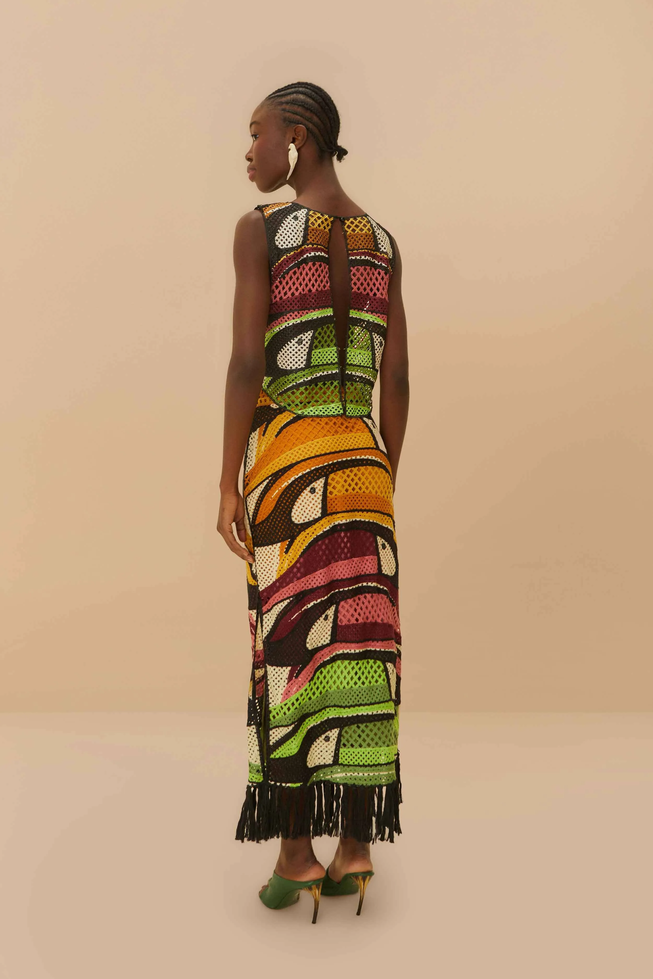 Multicolor Toucan Tree Crochet Skirt sold by FARM Rio product image thumbnail 4