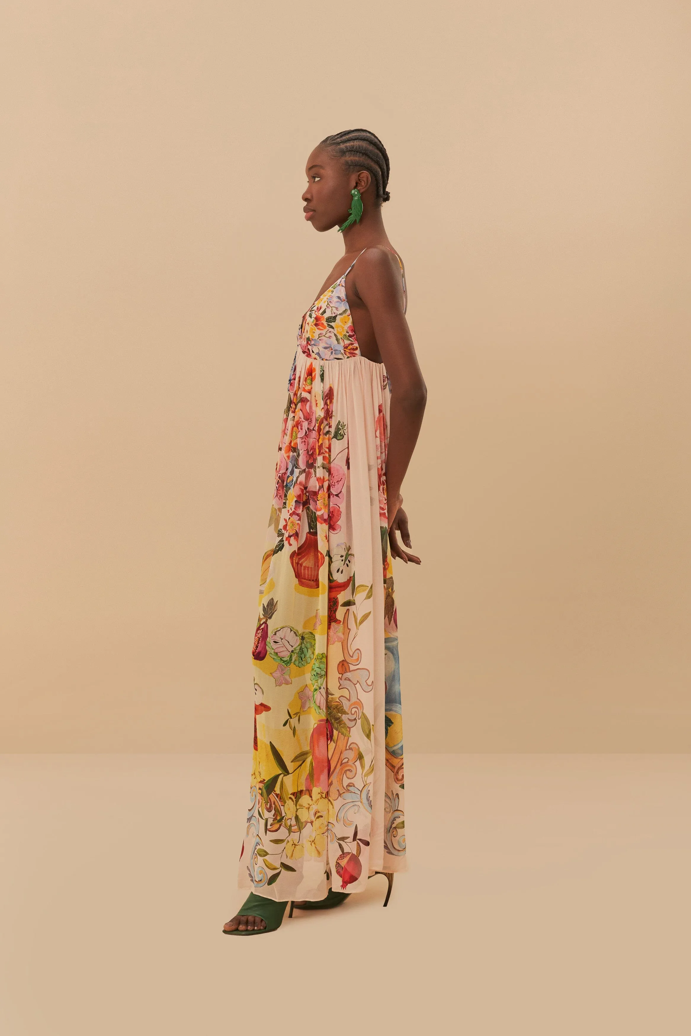 Pink Garden Terrace Maxi Dress sold by FARM Rio product image thumbnail 3