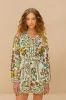 Off-White Botanicals Belted Romper sold by FARM Rio