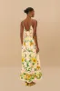 Pink Botanical Beauty LENZING™ ECOVERO™ Euroflax™ Maxi Dress sold by FARM Rio