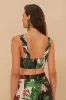 Mixed Midnight Macaw Fiesta Wavy Crop Top sold by FARM Rio