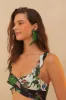 Mixed Midnight Macaw Fiesta Wavy Crop Top sold by FARM Rio