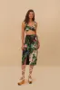 Mixed Midnight Macaw Fiesta Wavy Crop Top sold by FARM Rio
