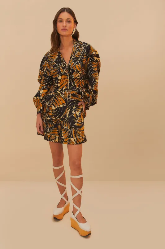 BlackToucan Spirals Shorts sold by FARM Rio