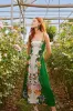 Off-White Sweet Bloom Dreamscape LENZING™ ECOVERO™ Euroflax™ Midi Dress sold by FARM Rio
