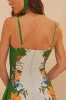 Off-White Sweet Bloom Dreamscape LENZING™ ECOVERO™ Euroflax™ Midi Dress sold by FARM Rio