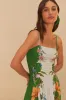 Off-White Sweet Bloom Dreamscape LENZING™ ECOVERO™ Euroflax™ Midi Dress sold by FARM Rio