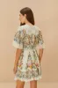 Off-White Sweet Bloom Bouquet Mini Dress sold by FARM Rio