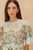 Off-White Sweet Bloom Bouquet Mini Dress sold by FARM Rio
