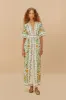 Off-White Folk Floral LENZING™ ECOVERO™ Euroflax™ Jumpsuit sold by FARM Rio