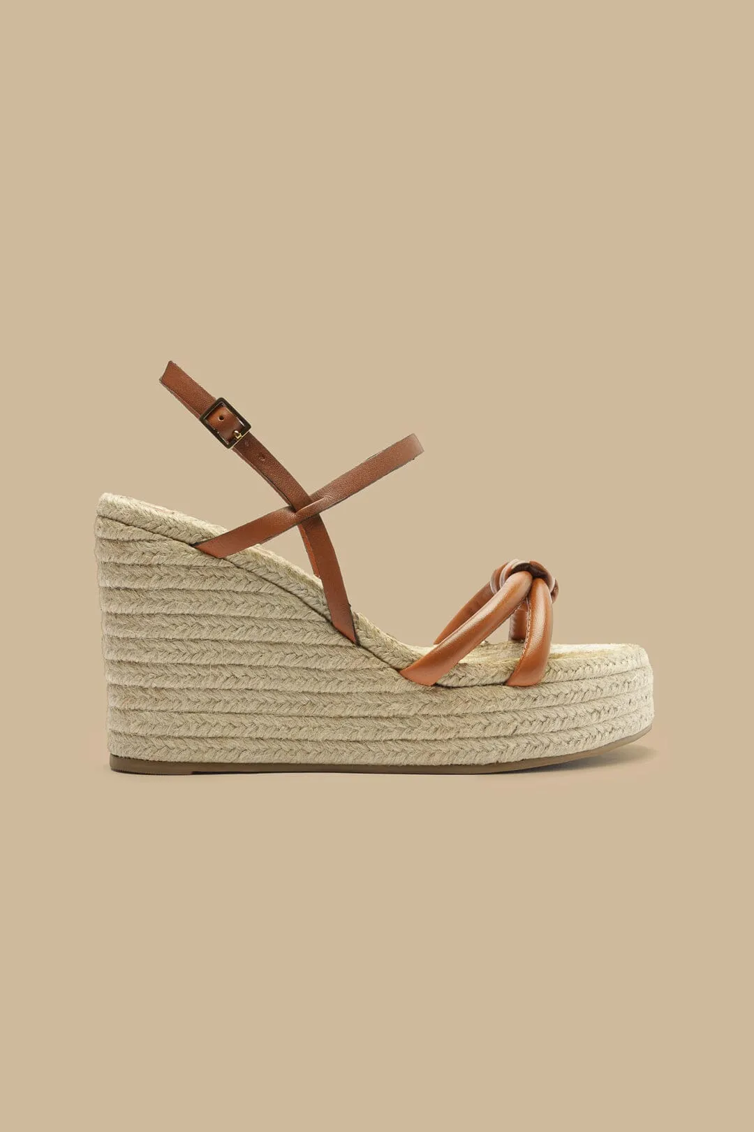 Camel Knot Wedge Sandal sold by FARM Rio product image thumbnail 3
