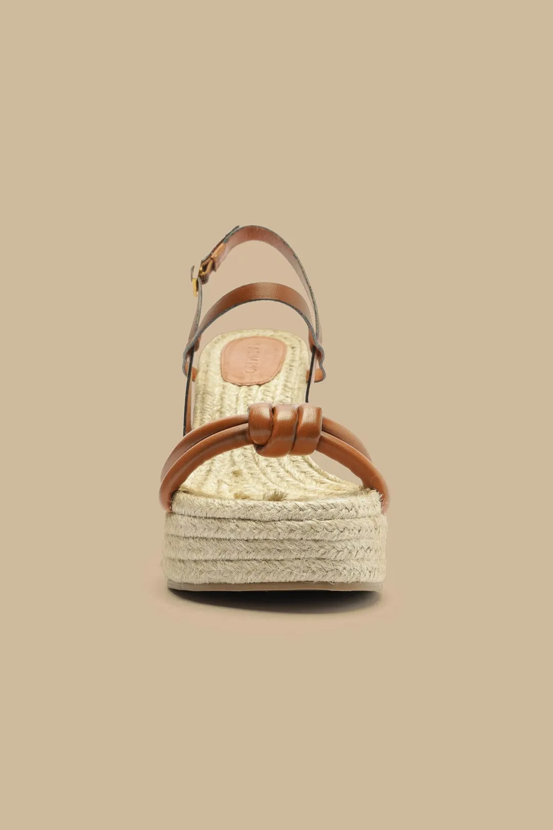 Camel Knot Wedge Sandal sold by FARM Rio product image thumbnail 4